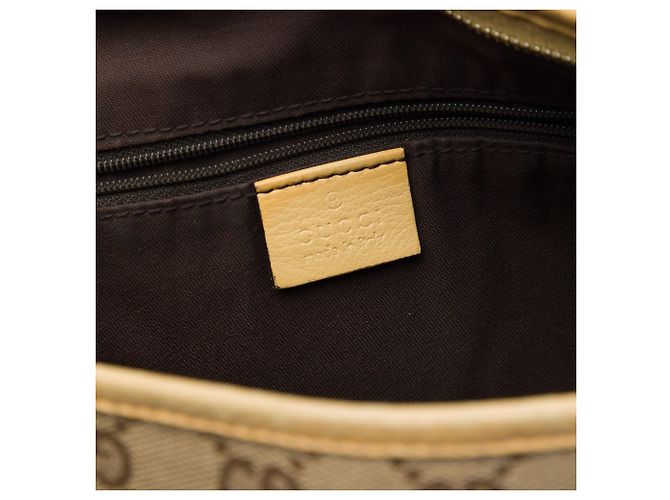 Gucci Beige GG Canvas Abbey D Ring Crossbody - vista 5