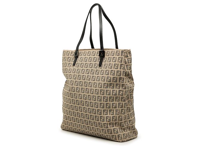 Fendi Zucchino Canvas Tote in Beige - Ansicht 2