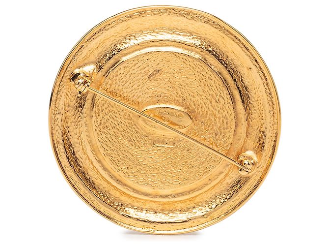 Chanel Spilla Medaglione 31 Rue Cambon Placcata Oro D'oro - vista 2