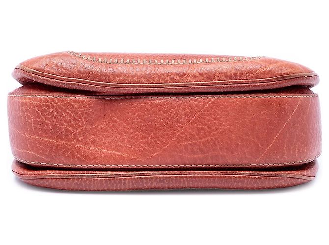 Borsa Gucci Red Medium in pelle New Bamboo Rosso - vista 3