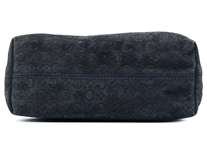 16 Céline Borsa Celine Gray C Macadam in scamosciato Marrone Grigio antracite - vista 3