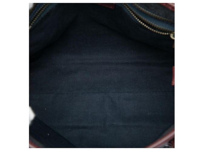 16 Céline Borsa Celine Gray C Macadam in scamosciato Marrone Grigio antracite - vista 4