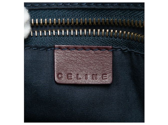 16 Céline Borsa Celine Gray C Macadam in scamosciato Marrone Grigio antracite - vista 5