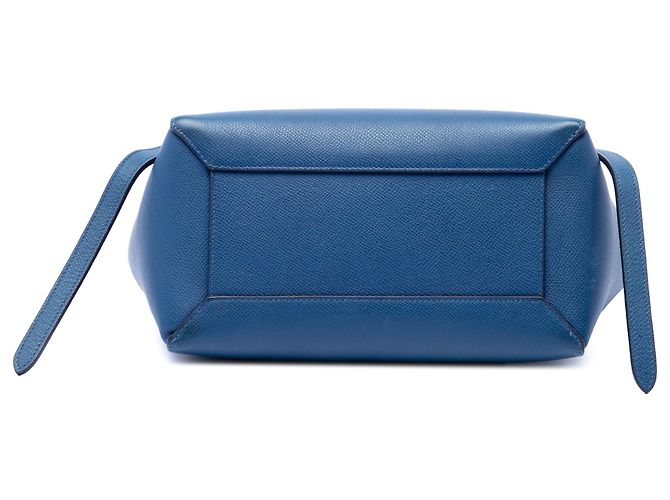 Belt Bag Céline Borsa Belt in pelle di vitello micro granulata blu Celine - vista 3