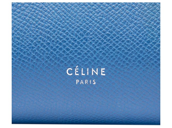 Belt Bag Céline Borsa Belt in pelle di vitello micro granulata blu Celine - vista 5