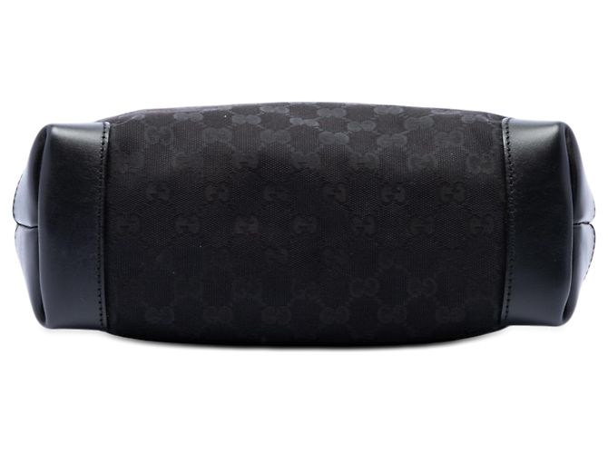Borsa a tracolla Gucci Black GG Canvas Web Nero - vista 3