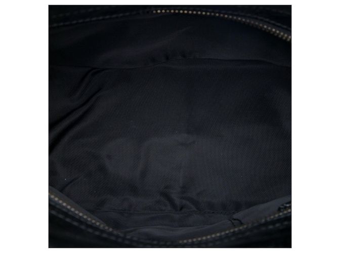 Borsa Satchel Lowry in nylon e vernice con motivo Beat Check grigio Burberry - vista 4