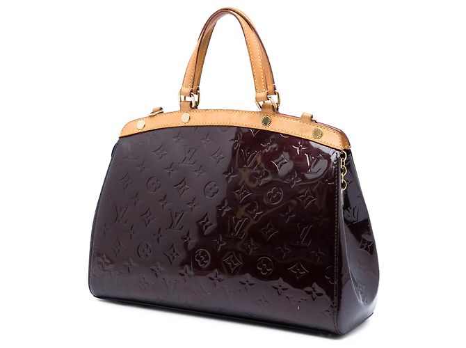 Louis Vuitton Purple Monogram Vernis Brea MM Porpora - vista 2