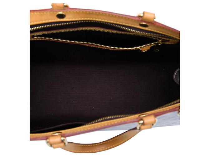 Louis Vuitton Purple Monogram Vernis Brea MM Porpora - vista 4
