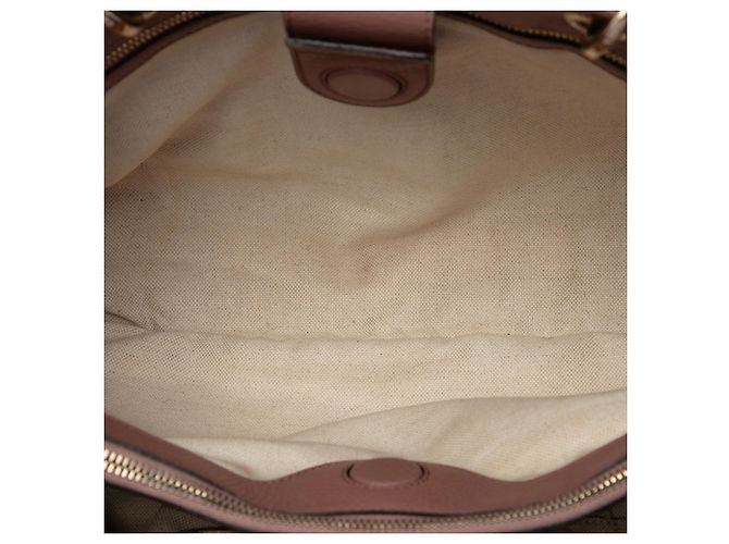 Borsa Gucci Pink Medium Calfskin Bamboo Shopper in pelle di vitello Rosa - vista 4