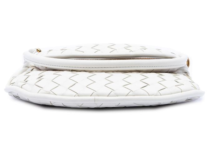 Bottega Veneta Hobo Gemelli in nappa bianco, piccolo - vista 3