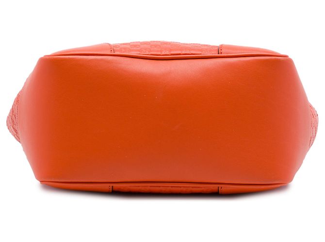 Gucci Orange Small Microguccissima Bree Satchel - Ansicht 3