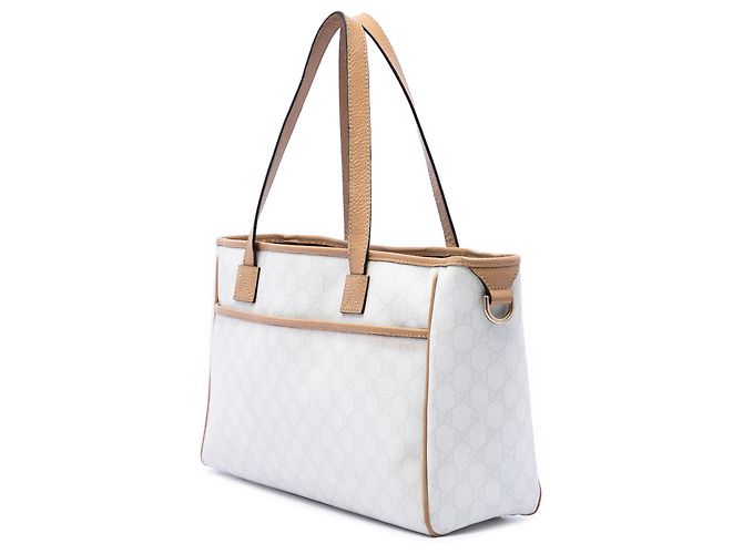 Tote Gucci White GG Supreme Bianco - vista 2