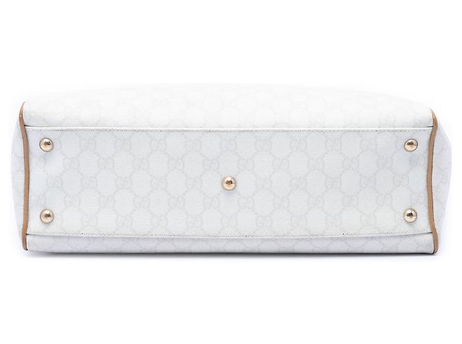 Tote Gucci White GG Supreme Bianco - vista 3