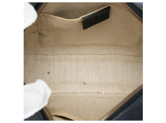Gucci Black Calfskin Web Webby Bee Camera Bag - view 4
