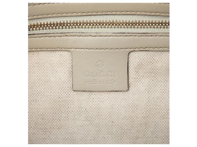 Bolso Gucci Beige GG Canvas Web Mayfair - vista 5