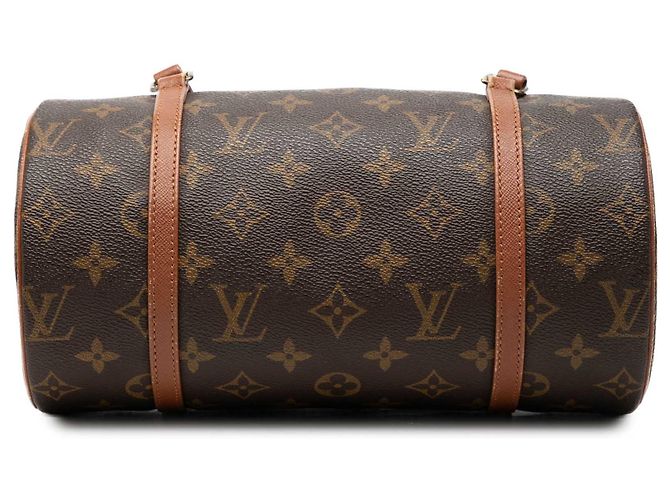 Louis Vuitton Marrone Monogram Papillon 26 - vista 3