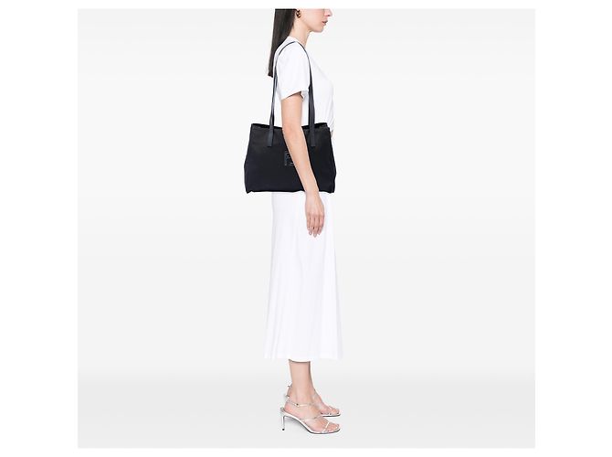 Fendi Black FF Nylon Tote Schwarz - Ansicht 6
