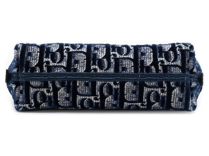 Neceser Dior Blue Velvet Oblique Azul Azul marino - vista 3