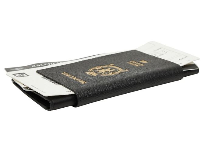 Cartera larga para pasaporte Balenciaga Negro - vista 5