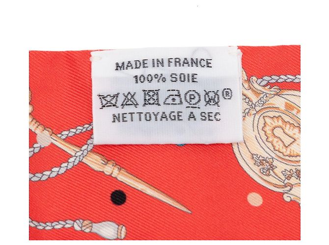 Hermès Pañuelo Twilly Hermes Les Clés à Pois Rosa - vista 4