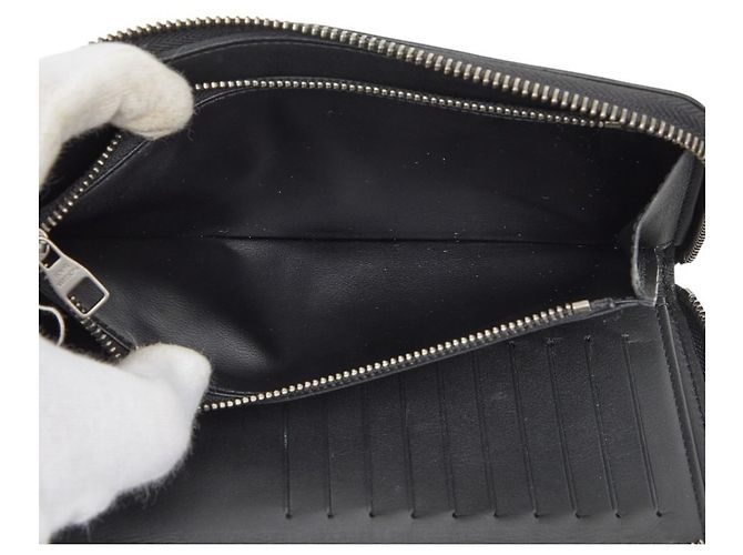Louis Vuitton Damier Infini Zippy Wallet Black - view 8