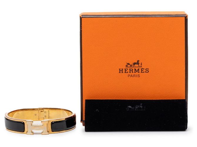 Hermès Pulsera Hermes Click H PM Dorado - vista 6