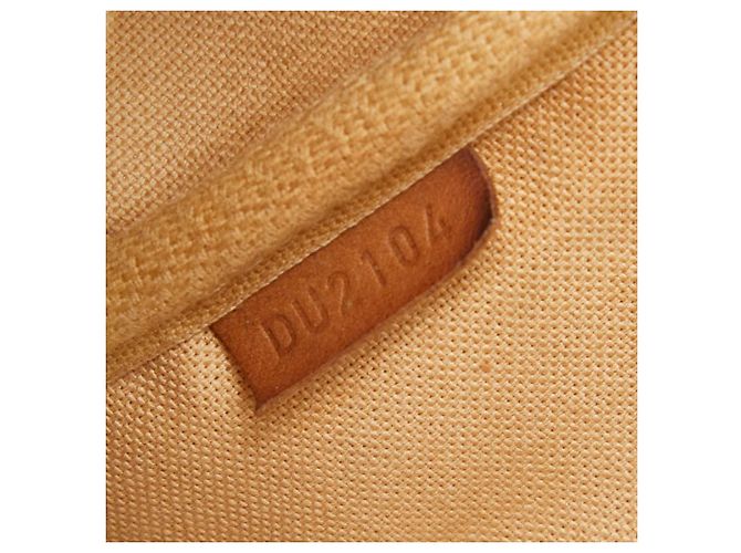 Borsa a tracolla con catena Louis Vuitton Damier Azur Favorite MM Bianco - vista 12
