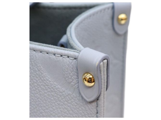 Borsa a spalla Louis Vuitton Monogram Empreinte OnTheGo PM Blu - vista 10