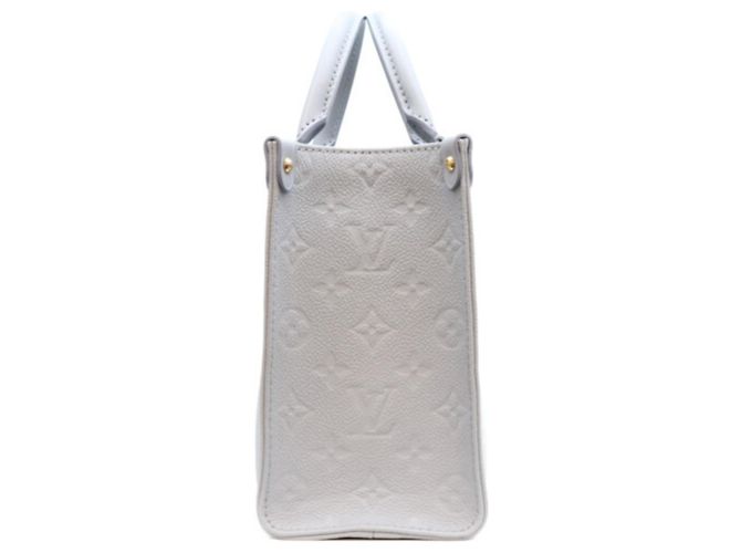 Borsa a spalla Louis Vuitton Monogram Empreinte OnTheGo PM Blu - vista 4