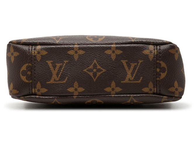 Bolso Louis Vuitton Monogram Nano Pallas Mini Castaño Roja Fucsia - vista 3