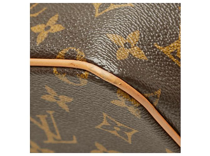 Borsa Louis Vuitton Monogram Palermo PM Marrone - vista 4