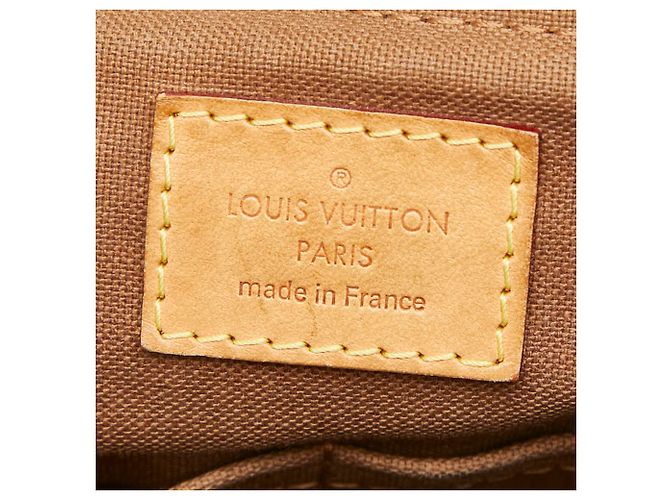 Borsa Louis Vuitton Monogram Palermo PM Marrone - vista 9