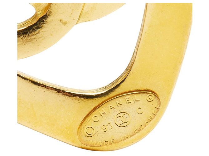 Spilla Vintage Chanel Coco Mark in Diamanti Blu D'oro - vista 3