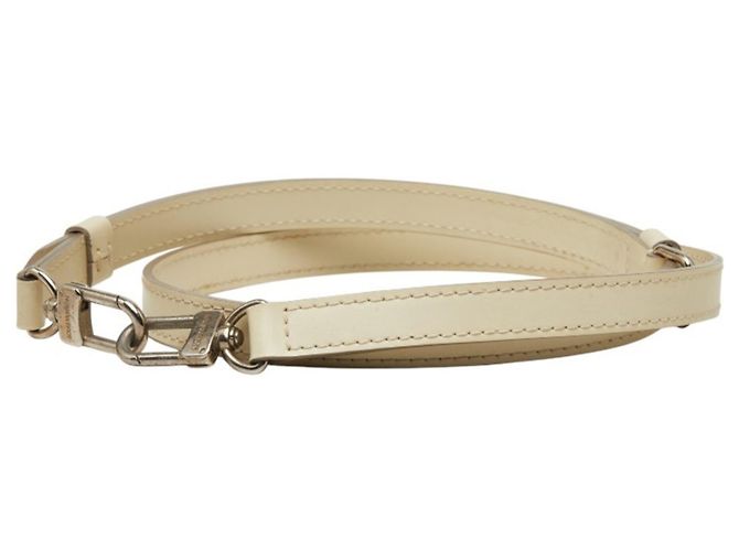 Louis Vuitton White Leather Shoulder Strap - view 2