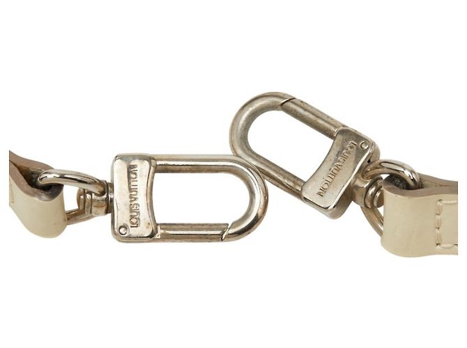 Louis Vuitton White Leather Shoulder Strap - view 4