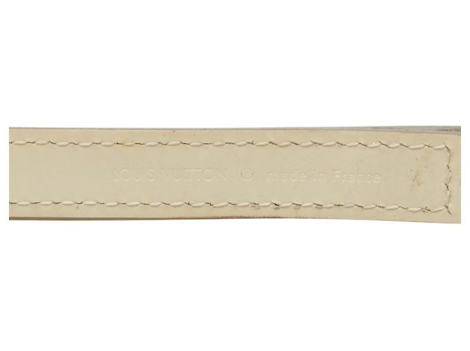 Louis Vuitton White Leather Shoulder Strap - view 5
