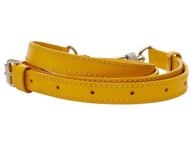 Tracolla in pelle gialla Louis Vuitton Giallo - vista 3