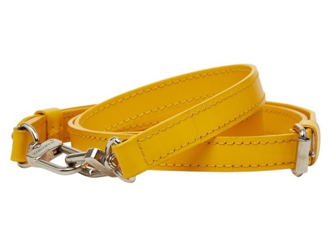 Tracolla in pelle gialla Louis Vuitton Giallo - vista 2