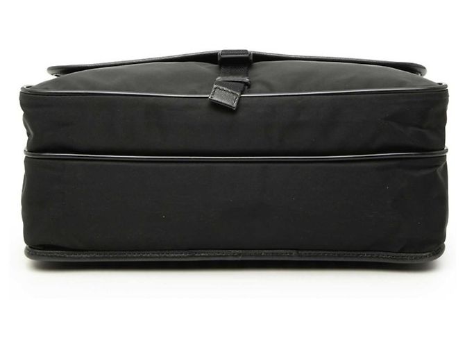 Prada Crossbody Shoulder Bag mit Triangle Logo-Plakette Schwarz - Ansicht 3