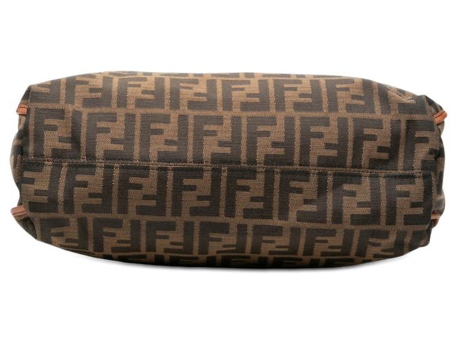 Fendi Zucca Canvas Leder Tote Bag Braun - Ansicht 3