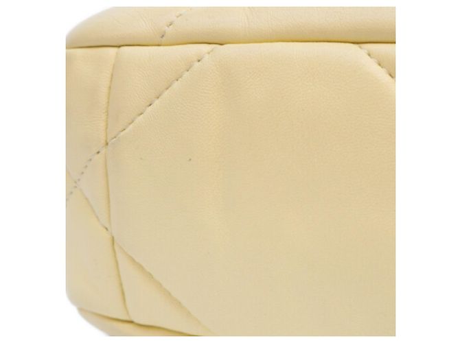 Chanel 19 Small Chain Schultertasche Gelb - Ansicht 11