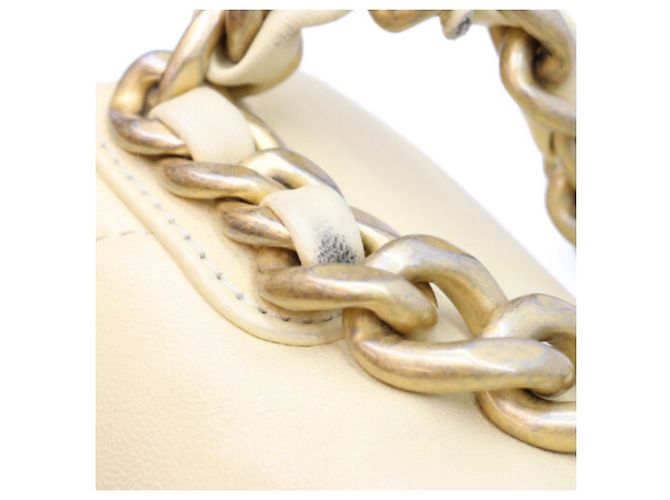 Chanel 19 Small Chain Schultertasche Gelb - Ansicht 7