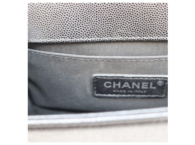 Chanel A67085 Caviar Boy Small Shoulder Bag Nero - vista 13