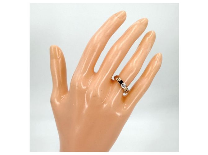 Anello Cartier Love Solitaire in oro rosa 18K - vista 2