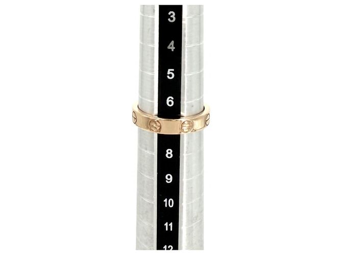 Anello Cartier Love Solitaire in oro rosa 18K - vista 5