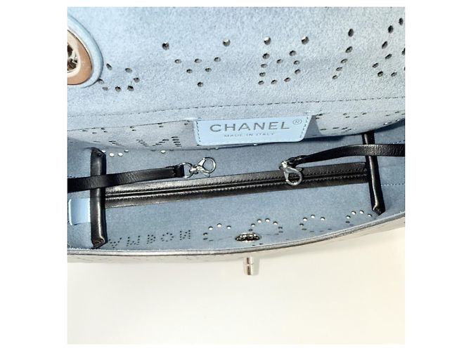 Borsa a tracolla in pelle nera Chanel Nero - vista 4
