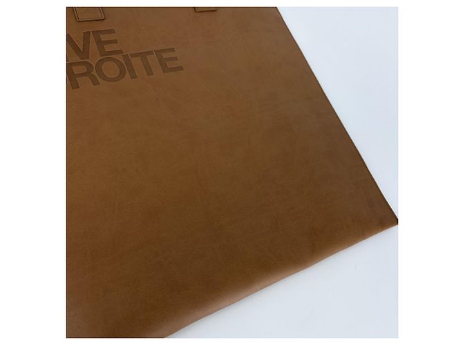 Saint Laurent RIVE DROITE Ledertasche Braun - Ansicht 6