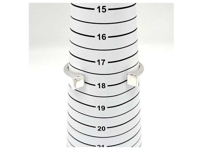 Hermès Pulsera Clou de Forge Hermes Plata - vista 5