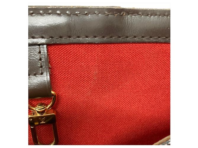 Borsa Tote Louis Vuitton Cabas Rivington Marrone - vista 12